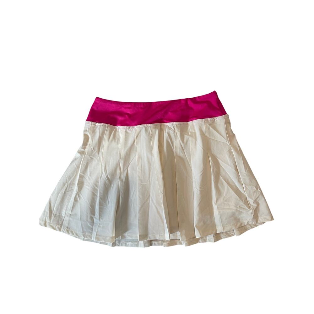 Beach Riot coast skirt hot pink colorblock mini skirt size small